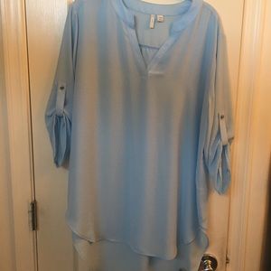 Baby blue tunic